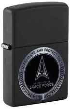 Zippo Lighter - U.S. Space Force™ Design Black Matte  - 48548 picture