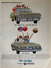 Vintage 1964 Dodge Automobile Ad picture