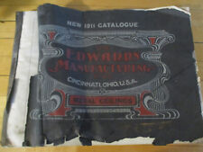 Antique 1911 Edwards Manufacturing Metal Ceilings Tiles/Wall Catalog &Letterhead picture