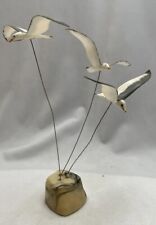 Penco Flying Birds Seagulls Decor on Metal Wire Plastic Base Made in Hong Kong picture