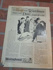 Vintage Antique Westinghouse Electric Advertisement picture