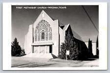 Postcard TX Nocona Texas First Methodist Church RPPC Real Photo AE27 picture