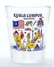 Kuala Lumpur Malaysia Landmarks and Icons Collage Shot Glass picture