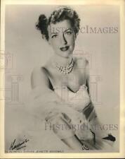 1956 Press Photo Actress Jeanette MacDonald - hcp69553 picture