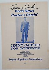Early Jimmy Carter Signed For Georgia Governor Mini Poster picture
