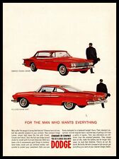 1961 Dodge Lancer Compact Coupe And Full Size Dodge Dart 2-Door Hardtop Print Ad picture