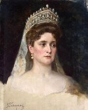 Oil painting Portrait-of-Empress-Alexandra-Fyodorovna-Bodarevsky-Nikolai-Kornily picture