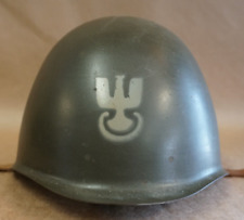 Original Military Polish Army Helmet WZ 67 Type Steel, Polish Markings picture