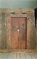 Indian House Door at Memorial Hall Postcard Deerfield picture