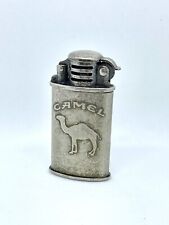 Camel Joe Cigarette Lighter Vintage Antique Pewter Promotional Lighter picture