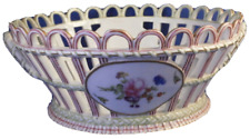 Antique Niderviller Porcelain Reticulated Basket Porcelaine Panier French France picture