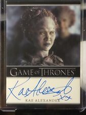 2016 Game of Thrones 🔥 LEAF 🔥 Kae Alexander 🔥 Autographed Card picture