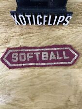 RARE Vintage 1940-1950s SOFTBALL Patch Cashmere Used picture