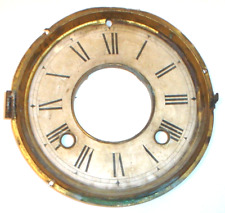 Antique New Haven Open Escapement Mantel Clock Dial / Face Part (No Glass Door) picture