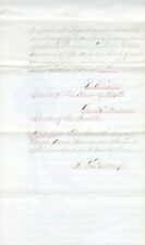 Document signed by J.F. Hartranft - Autographs of Famous People picture