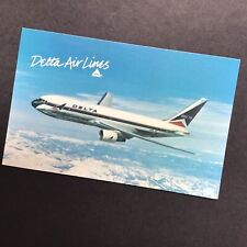Delta Air Lines Postcard BOEING 767 - Vintage Postcard - Unposted picture