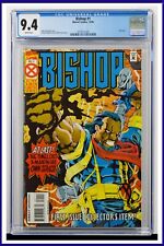 Bishop #1 CGC Graded 9.4 Marvel December 1994 Foil Cover White Pages Comic Book. picture