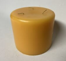 RARE Partylite 3 Wick 6 x 5 Pillar Candle Apricot 2364 RETIRED Unburned picture