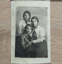 1924 Young Ladies Girlfriends Beautiful Girls Cabinet Portrait Vtg Antique Photo picture