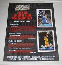 1997-98 STADIUM CLUB NBA Basketball Cards Advertisement Promo Flyer picture