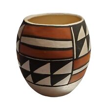 Native American Acoma Pueblo N.M. Mini-pot Pottery By R. Malie picture