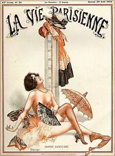 1925 La Vie Parisienne Trophee Caniculaire French Travel Art Poster Print 5x7 picture