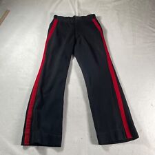 Vintage Military Pants 28 Black British Grenadier Trousers Army Cosplay 28x29 picture