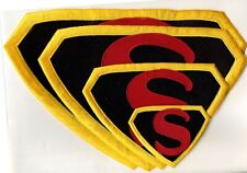 Superman 1942 Japoteurs Embroidered Chest Logo Patch - choice of sizes picture