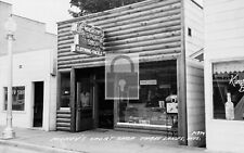 Mickeys Sport Shop Tackle Store Three Lakes Wisconsin WI Reprint Postcard picture