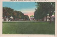 Postcard Rotunda As Seen From the Lawn University Virginia Charlottesville VA  picture