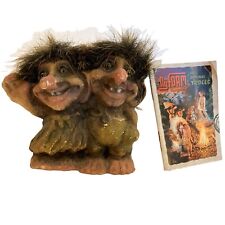 Vtg Ny Form The Original Trolls Happy Couple Figure 020 Made in Norway 1999 picture