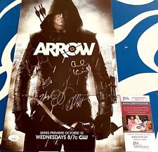 Stephen Amell & Katie Cassidy autographed signed auto ARROW 2012 SDCC poster JSA picture