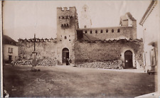 France, Luz-Saint-Sauveur, Church of the Templars, vintage print, ca.1890 print v print picture