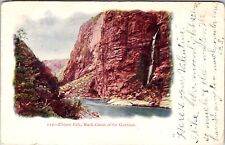 Chipeta Falls CO-Colorado, Black Canon the Gunnison, Vintage Postcard picture