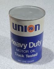 Union 76 UNOCAL Heavy Duty Motor Oil Truck Tested Quart Composite Full Can Cali picture
