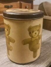 1983 Vintage Chein Revolving Teddy Bear Music Tin picture