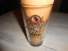 Leinenkugel's Red Lager Red Devil Lure Pint Beer Glass Chippewa Falls WI picture