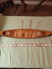  Vintage  Wooden Modle Canoe picture