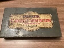 Vintage 1940s-1950s Carter Carbureter Tin with Carb tools picture