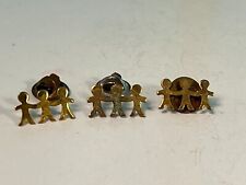 Vintage Hands Across the Water Pin Lot of 3 picture