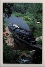 Train Railroad postcard AVD Norfolk Western #1218 Mill Creek NC RP1058 picture