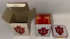 Giftco Inc IU Indiana University Wick 'n Tin  Candle New With Box Vintage picture