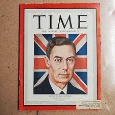 Mar 6, 1944 TIME Magazine- King George VI Cover- News/Photos/Ads  VG picture