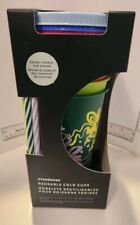 NWT Starbucks Holiday 2023 Christmas Color Changing Reusable Cold Cups Set Of 5 picture