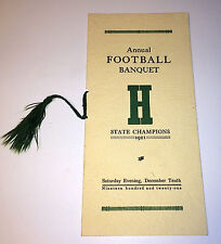 Rare Antique Hebron Academy Football State Champions 1921 Maine Sports History picture