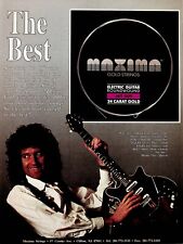 1991 Brian May Queen Maxima Guitar Strings - Vintage Ad picture