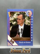 1992 Wild Card Decision '92 George HW Bush On Issues 50 Stripe #82 picture