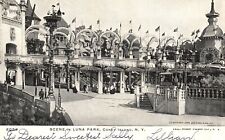 Vintage Postcard 1905 Scene In Luna Park Restaurant Coney Island New York NY picture