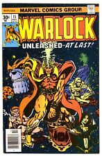 WARLOCK #15 F, Jim Starlin, Thanos, Marvel Comics 1976 picture