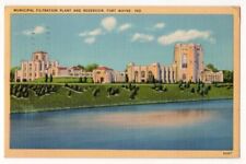 Fort Wayne Indiana c1940's Municipal Filtration Plant, Reservoir picture